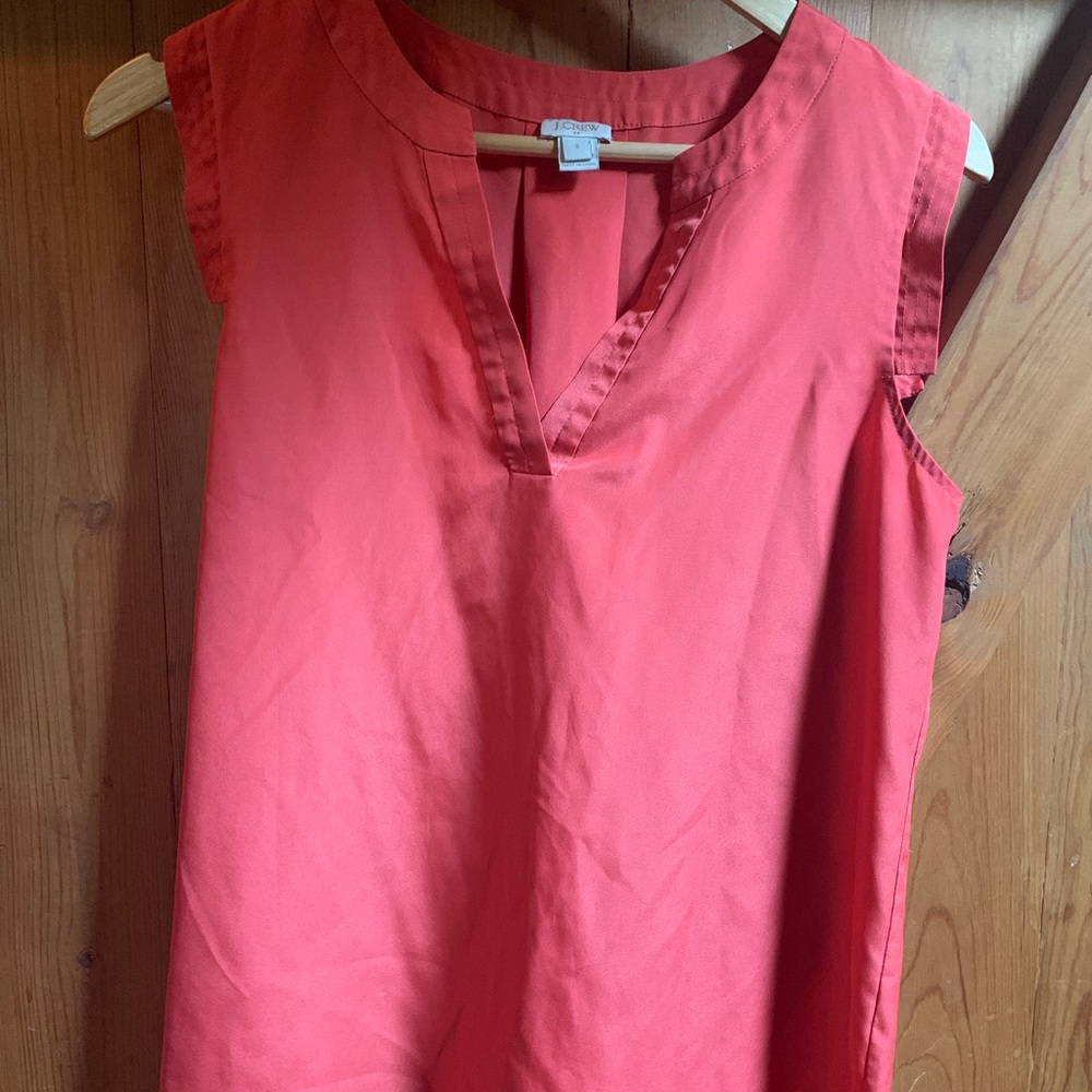 Coral, tank blouse